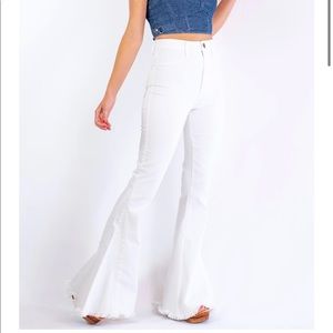 White Bell Bottoms - Show Me Your MuMu